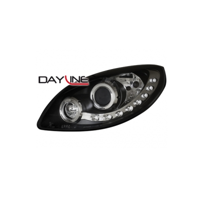Faros Renault Twingo Ii 07- _ Luz Diurna_Negros
