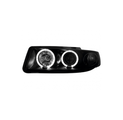 Faros Seat Leon/Toledo 99+ _ 2 Angel Eyes (Ojos De Ángel) _Negro