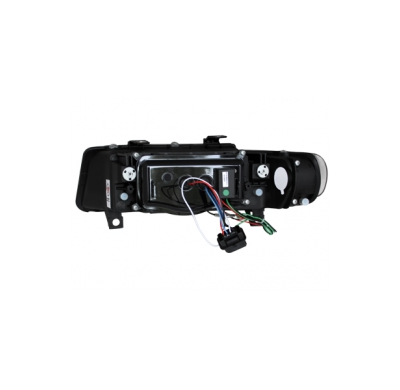 Faros Luz Diurna Seat Leon/Toledo 99-04 _  _ Negro