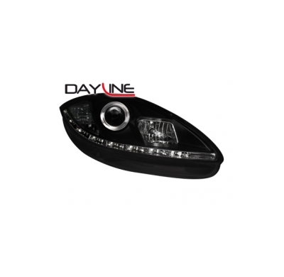Faros Luz Diurna Seat Leon / Altea / Toledo 05+ _ 1p1_ Negro
