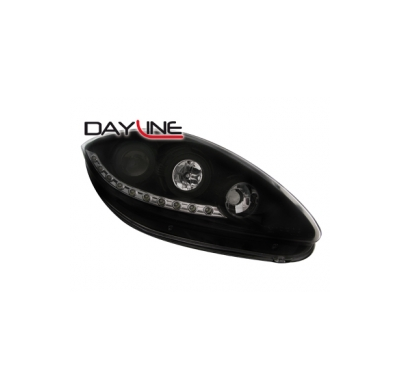 Luz Diurna_Faros Seat Leon 05+ _ 1p1_ _ Negro