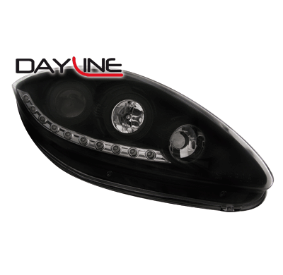 Luz Diurna_Faros Seat Leon 05+ _ 1p1_ _ Negro