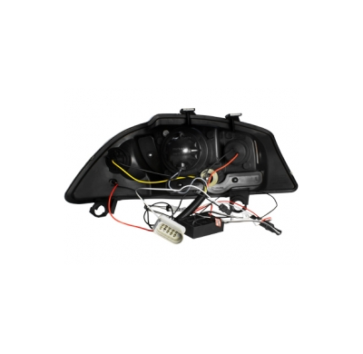 Faros Luz Diurna Seat Ibiza 6l 03-08 _Tfl-Optik _ Negros