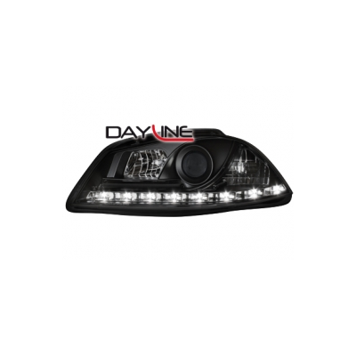 Luz Diurna_Faros Seat Ibiza 6l 03-08 __Negro