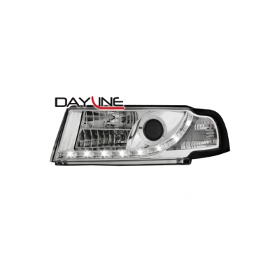 Faros Luz Diurna Skoda Octavia I 00-04 _  _Chrome