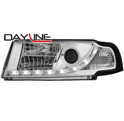 Faros Luz Diurna Skoda Octavia I 00-04 _  _Chrome