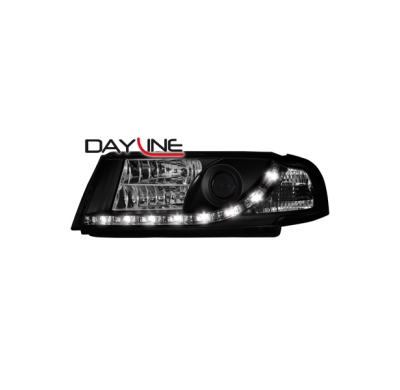 Faros Luz Diurna Skoda Octavia I 00-04 _  _Negros