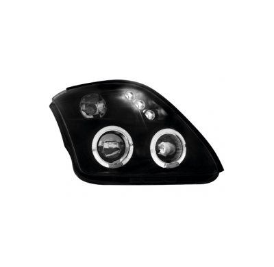 Faros Angel Eyes Suzuki Swift 05+_ 2 Angel Eyes De Luz De Posición_Negro