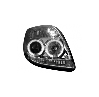 Faros Toyota Yaris 06+ _ 2 Angel Eyes