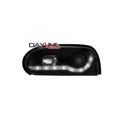 Faros Luz Diurna Vw Golf Iii 91-98_ Negro