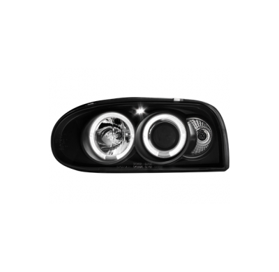 Faros Vw Golf Iii _ 2 Angel Eyes _ Negros _ Rhd