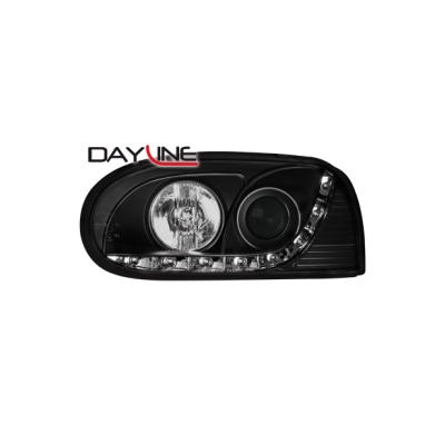 Faros Luz Diurna Vw Golf Iii 91-98_ Negro