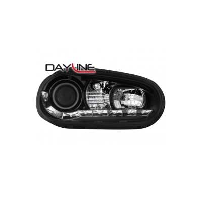 Faros Luz Diurna Vw Golf Iv__Negro
