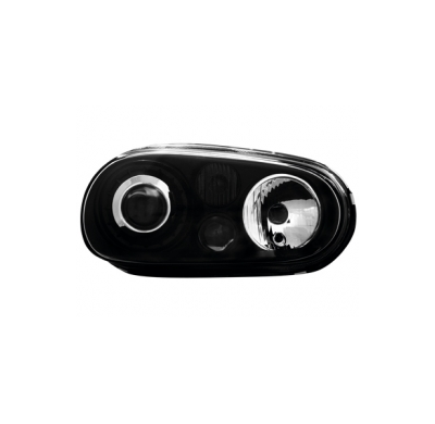 Faros Vw Golf Iv 98-02 Look R32 _ Black