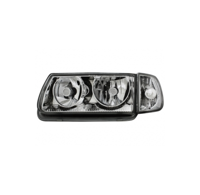 Faros Vw Polo 6n 95-98 _ Sin Angel Eyes