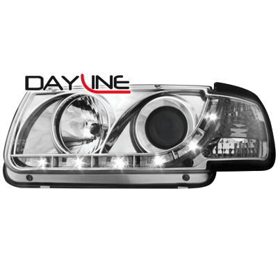 Faros Luz Diurna Vw Polo 6n 94-98 _