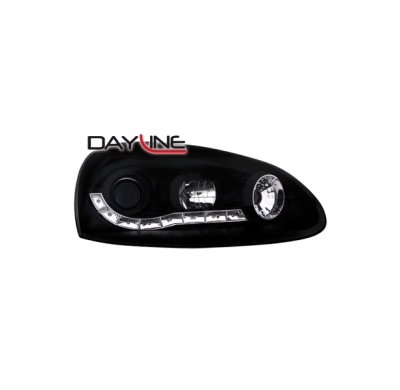Faros Luz Diurna Vw Golf V 03-08_ Negro