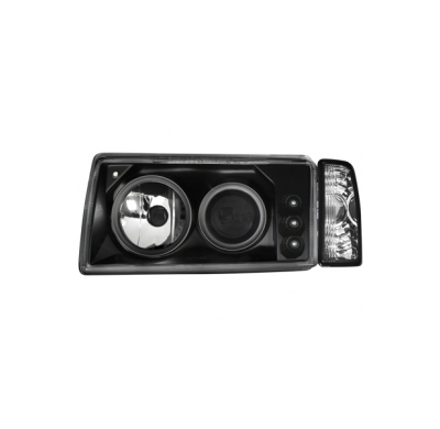 Angel Eyes Vw Polo 3 86c2s 91-94 _ Negro