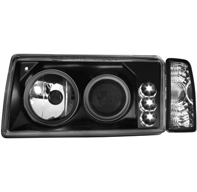 Angel Eyes Vw Polo 3 86c2s 91-94 _ Negro