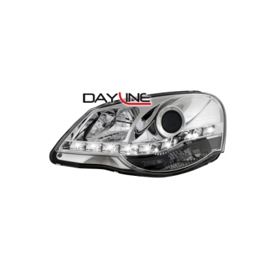 Faros Luz Diurna Vw Polo 9n3 05-09 _