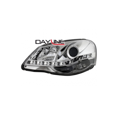 Faros Luz Diurna Vw Polo 9n3 05-09 _