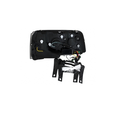 Faros Luz Diurna Vw Transporter T5 03 _ _Con Motor