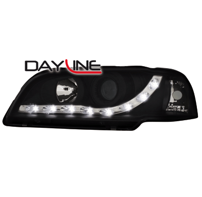 Faros Volvo S/V40 _ Luz Diurna_Negros