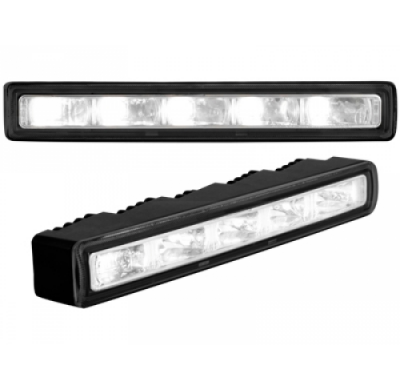 Luz Diurna Con 5 Hipower Led Lxhxt 160x25x35mm _ Cromado