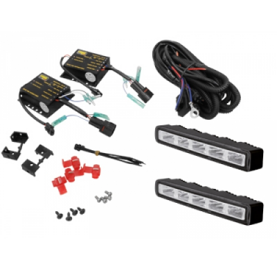 Luz Diurna Con 5 Hipower Led Lxhxt 160x25x35mm _ Cromado