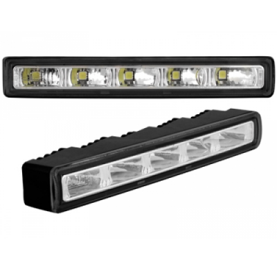 Luz Diurna Con 5 Hipower Led Lxhxt 160x25x35mm _ Cromado