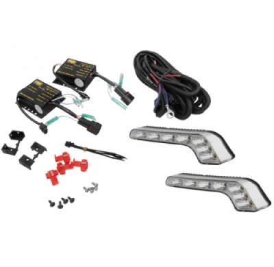 Luz Diurna Con 7 Hipower Led Lxhxt 185x20x34x55mm _ Cromado