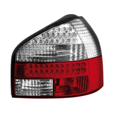 Pilotos Traseros Led Audi A3 8l 09.96-04_Rojo/Crystal