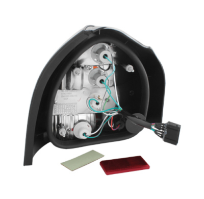 Pilotos Traseros Led Audi A3 8l 09.96-04_Rojo/Crystal