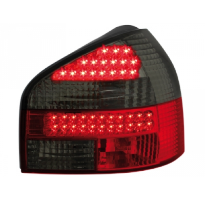 Pilotos Traseros Led Audi A3 8l 09.96-04 _ Ahumado/Red