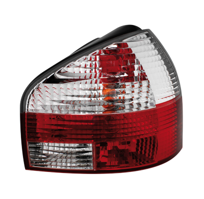 Pilotos Traseros Audi A3 8l 09.96-04_Rojo/Cromado