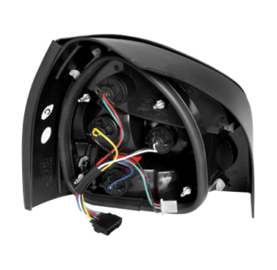 Pilotos Led Audi A3 8l 09.96-04_Negro