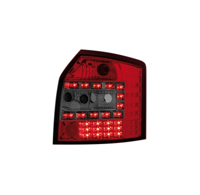 Pilotos Led Audi A4 B6 8e Avant 01-04 _ Rojo/Ahumado