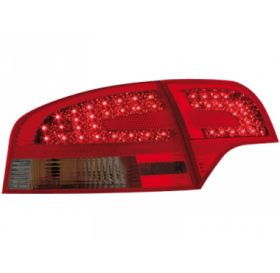Pilotos Traseros Led Audi A4 B7 Lim. 05-06 _ Rojo/Ahumado