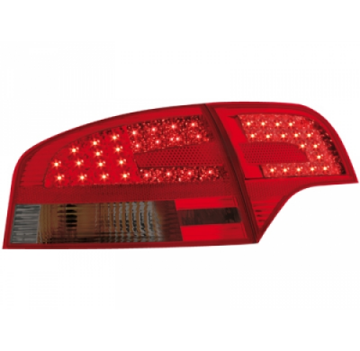 Pilotos Traseros Led Audi A4 B7 Lim. 05-06 _ Rojo/Ahumado