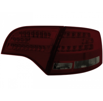 Pilotos Traseros Led Audi A4 Avant B7 04-08 _ Rojo/Ahumado