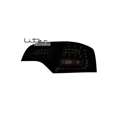 Pilotos Led Audi A4 Avant B7 04-08 _ Negro/Ahumado