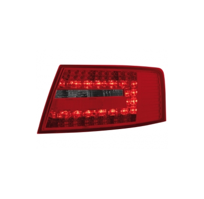 Pilotos Led Audi A6 4f Limousine 04-08 _ Rojo/Ahumado