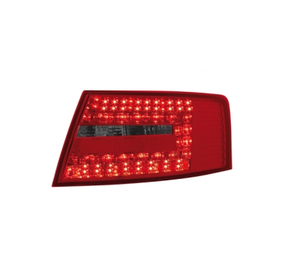 Pilotos Led Audi A6 4f Limousine 04-08 _ Rojo/Ahumado