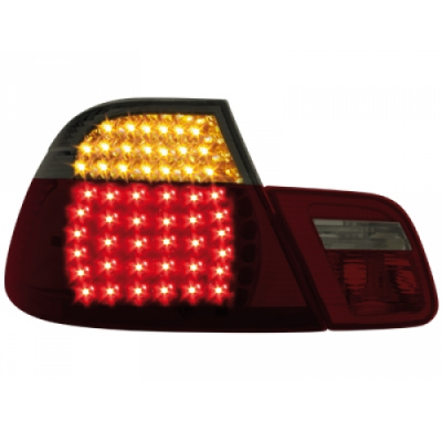 Pilotos Traseros Led Bmw E46 Coupé 98-02 _ Rojo/Ahumado 4teilig