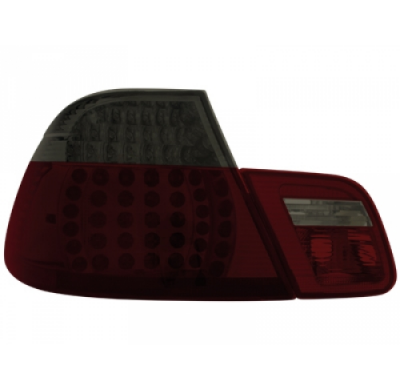 Pilotos Traseros Led Bmw E46 Coupé 98-02 _ Rojo/Ahumado 4teilig