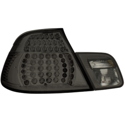 Pilotos Traseros Led Bmw E46 Coupé 98-03_Ahumado 4 Piezas