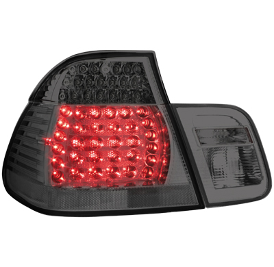 Pilotos Traseros Led Bmw E46 Lim. 98-01_Ahumado 4 Piezas