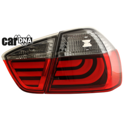 Pilotos Led Bmw E90 3er Lim. 05-08_Rojo/Crystal