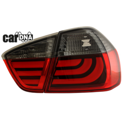 Pilotos Led Bmw E90 3er Lim. 05-08_Rojo/Crystal