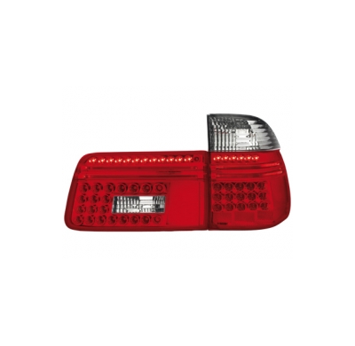 Pilotos Led Bmw E39 Touring 97-04_ Rojo/Crystal